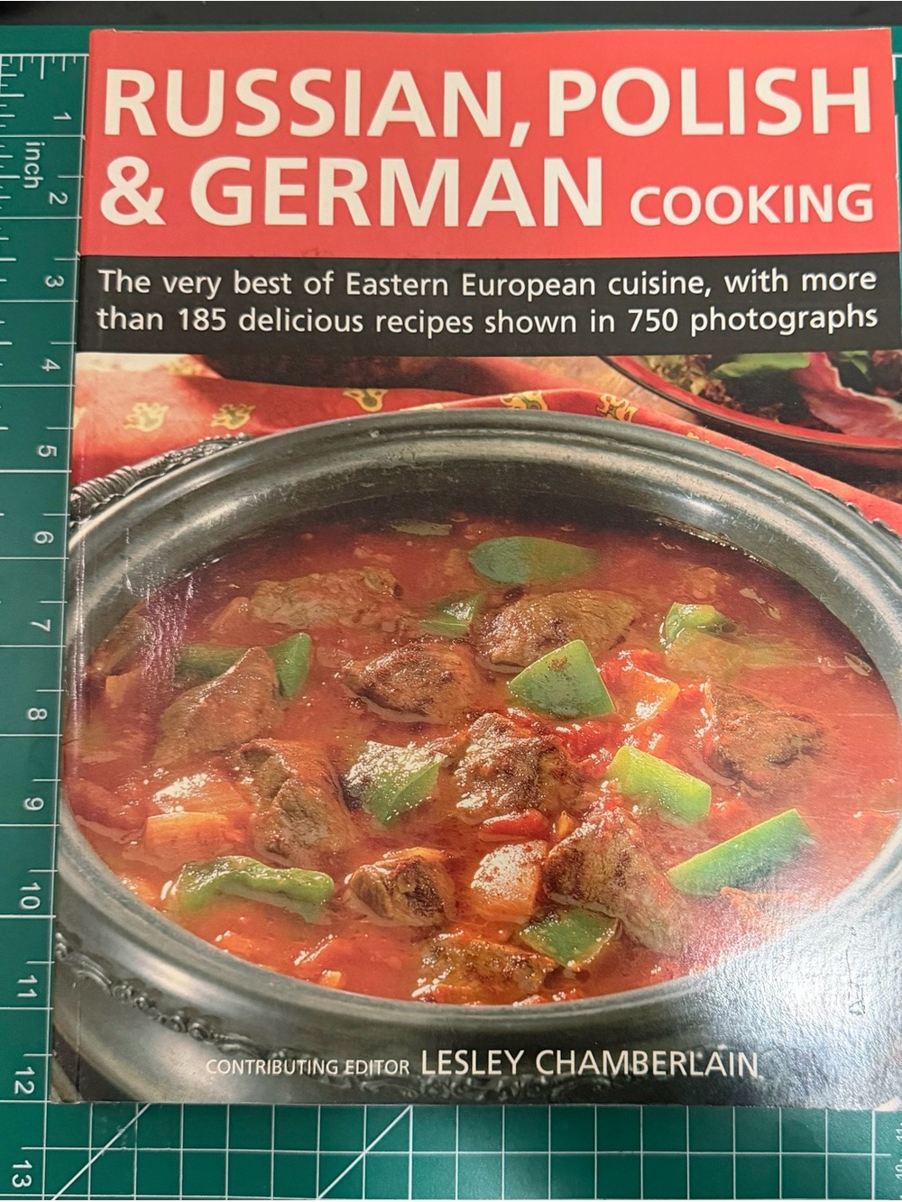 Russian, Polish & German Cooking Cookbook - Red Cover